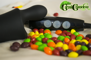 Doxy Skittle with control dongle and skittles.